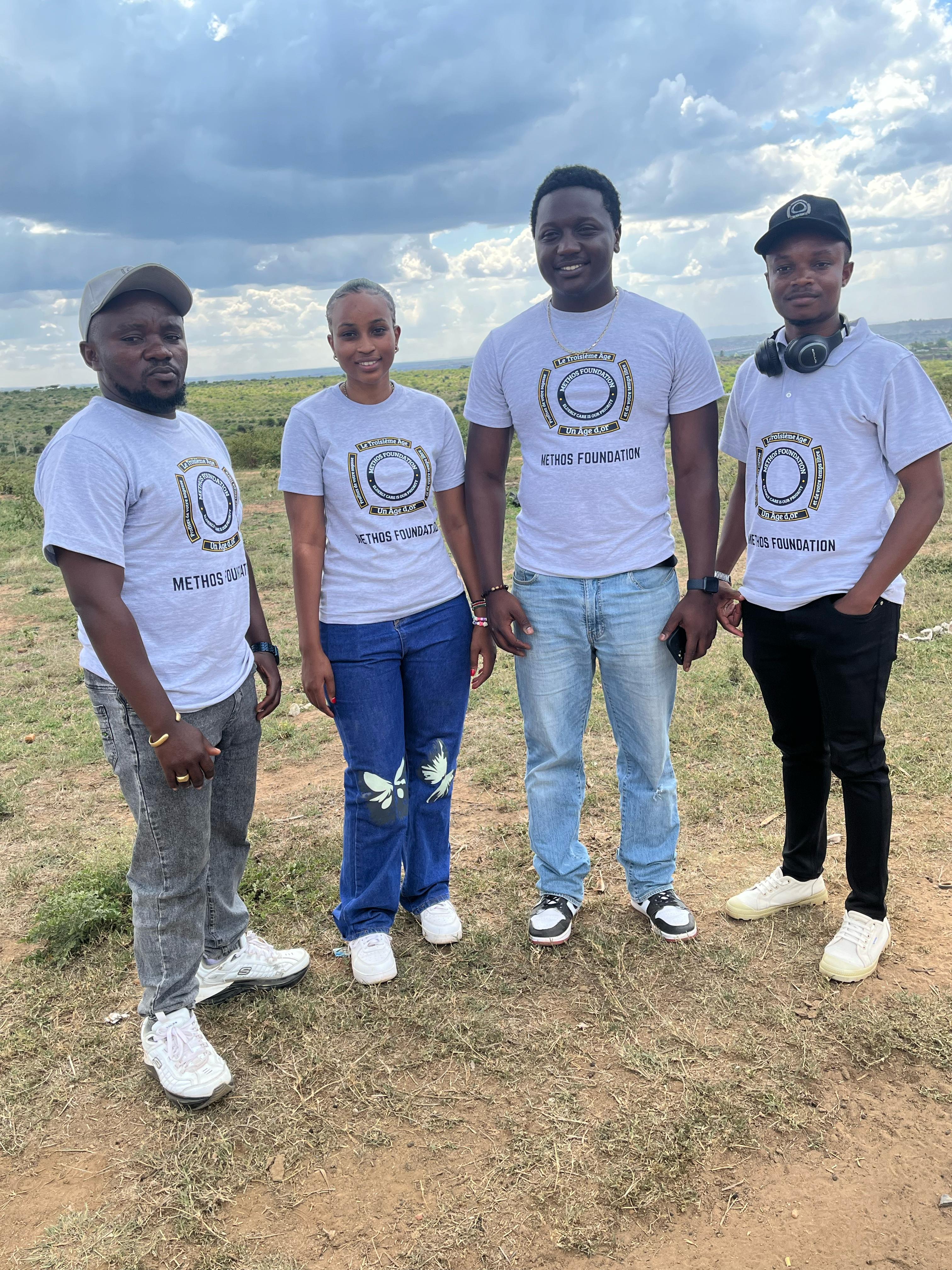 Founder with METHOS team